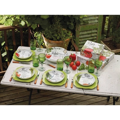 64oz Porcelain Pasta Italiana Serving Bowl - Rosanna: Large Round Microwave & Dishwasher-Safe White Tableware 3 64oz Porcelain Pasta Italiana Serving Bowl - Rosanna: Large Round Microwave & Dishwasher-Safe White Tableware