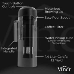 Vinci 5 Cup Express Pro 100 Cold Brew Coffee Maker Black: Electric Iced Coffee Machine, 40.58 Oz Capacity, No Filter Needed -Target KitchenAid GUEST 6aaed309 788e 4b5e a21e 8de5bda94426
