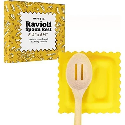 Impresa Large 6.5" Ravioli Spoon Rest-Countertop Kitchen Utensil Holder 9 Impresa Large 6.5" Ravioli Spoon Rest-Countertop Kitchen Utensil Holder - Image 7