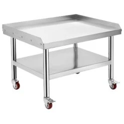 Acekool Stainless Steel Equipment Grill Stand Table, Adjustable Legs, Edge Baffle, Heavy Duty Shelf, Kitchen Prep Station -Target KitchenAid GUEST 6b698721 0a03 455b be3f 0c8a4a89615c