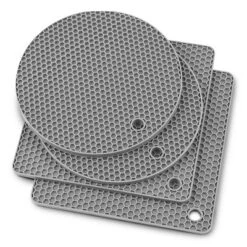 Cheer Collection 4-Pack Silicone Trivets – Non-Slip Heat-Resistant Mats For Hot Pots, Coasters, Drying, Jar Opening -Target KitchenAid GUEST 6b9eae69 e90c 43ae b924 02151c59a97c