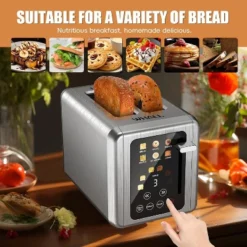 WHALL ULTRA 2 Slice Toaster, Touchsreen Toaster 2 Slice, Stainless Steel Toaster, Bread Toaster, Bagel Toaster With Wide Slot 13 WHALL ULTRA 2 Slice Toaster, Touchsreen Toaster 2 Slice, Stainless Steel Toaster, Bread Toaster, Bagel Toaster With Wide Slot -Target KitchenAid GUEST 6bac29e5 2f32 4351 a91e 679b1fe691d3