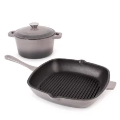 BergHOFF Neo 3Pc Cast Iron Cookware Set, 3Qt Covered Dutch Oven & 11" Grill Pan -Target KitchenAid GUEST 6c23d20a cb39 45f5 a555 ec720be74011
