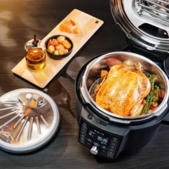 Instant Pot 6.5 Qt. Duo Crisp 13-in-1, Air Fryer, Pressure Cooker & Slow Cooker With One Ultimate Lid: Stainless Steel, Automatic Shut-Off, Timer -Target KitchenAid GUEST 6c94d6cc 1261 4323 9b54 0f63486ab7a3
