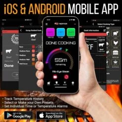 NutriChef NCWIRBBQ007 WiFi Smart BBQ Grill Thermometer With Digital Display 14 NutriChef NCWIRBBQ007 WiFi Smart BBQ Grill Thermometer With Digital Display -Target KitchenAid GUEST 6c9eaf55 99ac 458f 907b 6fa01179207d