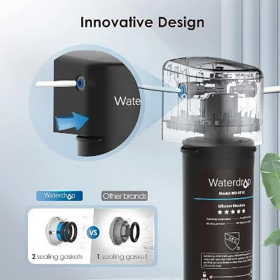 Waterdrop 10UB-B Under Sink Water Filter, Black Faucet 6 Waterdrop 10UB-B Under Sink Water Filter, Black Faucet - Image 4
