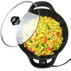 Brentwood 13in Non-Stick Flat Bottom Electric Wok Skillet With Vented Glass Lid In Black 11 Brentwood 13in Non-Stick Flat Bottom Electric Wok Skillet With Vented Glass Lid In Black -Target KitchenAid GUEST 6dd1ffcc 9b38 4f55 a6f2 a7129899ede5