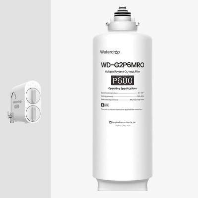 Waterdrop WD-G2P600-RO Filter, Replacement For WD-G2P600-W Reverse Osmosis System, 2-year Lifetime, Reduce PFAS 9 Waterdrop WD-G2P600-RO Filter, Replacement For WD-G2P600-W Reverse Osmosis System, 2-year Lifetime, Reduce PFAS - Image 7