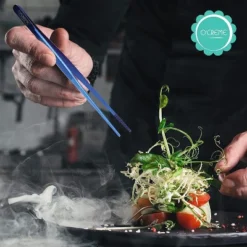 O'Creme Set Of Culinary Tweezer Tongs - Set Of 6