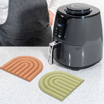 Unique Bargains U-shaped Heat Resistant Non-Slip Silicone Trivet Mat For Pots Coasters 2 Pcs 6 Unique Bargains U-shaped Heat Resistant Non-Slip Silicone Trivet Mat For Pots Coasters 2 Pcs - Image 4