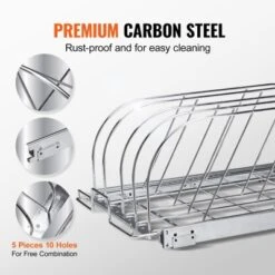 VEVOR Pan And Pot Rack, Expandable Pull Out Under Cabinet Organizer, Cookie Sheet Baking Pans Tray Organization, Adjustable Wire Dividers 14 VEVOR Pan And Pot Rack, Expandable Pull Out Under Cabinet Organizer, Cookie Sheet Baking Pans Tray Organization, Adjustable Wire Dividers -Target KitchenAid GUEST 6e56e6f2 659c 42cf a553 de1cd6df5b37