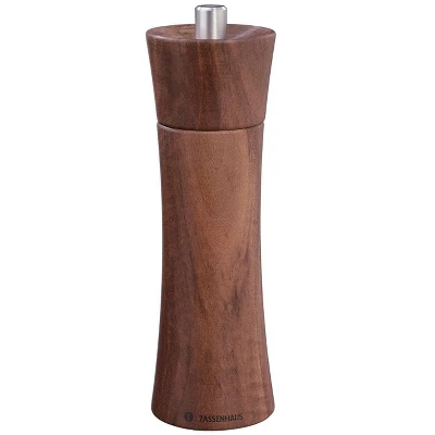 Zassenhaus "Frankfurt" Pepper Mill, Walnut, 7" X 2.3" Dia. 3 Zassenhaus "Frankfurt" Pepper Mill, Walnut, 7" X 2.3" Dia.