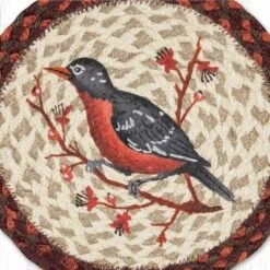 Earth Rugs Bird Lover’s Table Mat – 10" Hand-Stenciled Robin Jute Trivet For Farmhouse Decor 6 Earth Rugs Bird Lover’s Table Mat – 10" Hand-Stenciled Robin Jute Trivet For Farmhouse Decor -Target KitchenAid GUEST 6ede1ce2 f84a 44f4 8dc5 7d0ac72d021d