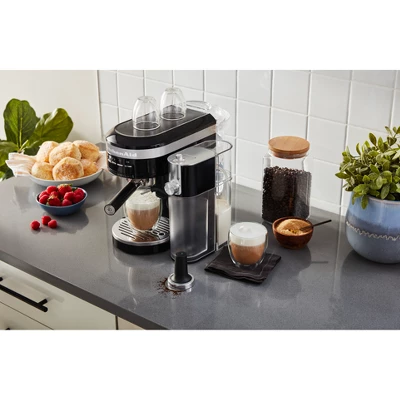 KitchenAid Automatic Milk Frother Attachment - Onyx Black: Milk Steamer & Foamer For Coffee, Dishwasher-Safe Parts 4 KitchenAid Automatic Milk Frother Attachment - Onyx Black: Milk Steamer & Foamer For Coffee, Dishwasher-Safe Parts - Image 2