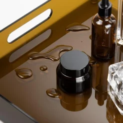 Attop 16x12 Inch Large Acrylic Tray With Handles Ottoman Coffee Table Serving Tray For Snacks Desserts Drinks Party Amber -Target KitchenAid GUEST 6ef22f50 3479 424b 8ece 9cb3bd9d2d58