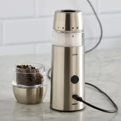 Kamenstein USB Rechargeable Dual Salt And Pepper Grinder: Stainless Steel Seasoning Shakers, Silver, 8.93" Height -Target KitchenAid GUEST 6f6b4c8c 7750 49dd b38e a4945c47688a