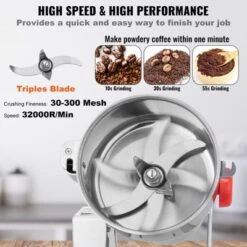 VEVOR 2500g Electric Grain Mill Grinder, High Speed 3400W Commercial Spice Grinders, Stainless Steel Pulverizer Powder Machine -Target KitchenAid GUEST 6f80d394 9192 4353 b40b 79953f290302
