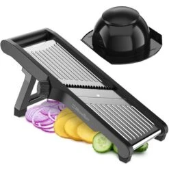 MuellerLiving Mandoline Slicer For Kitchen, Stainless Steel, Slice Or Julienne, Vegetable Chopper, Fruit Slicer -Target KitchenAid GUEST 6ff29405 171e 48ea 96c4 87b1dc6f9b0f