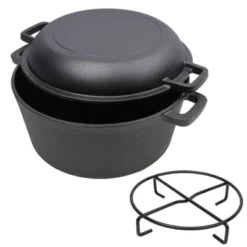 DSVIMOY 2-In-1 Dutch Oven With Dual Handles, 5 Quart Outdoor Camping Deep Pot With Pot Rack For Camping Fireplace Cooking, Black, 12.5"*10.2"*6.2" 11 DSVIMOY 2-In-1 Dutch Oven With Dual Handles, 5 Quart Outdoor Camping Deep Pot With Pot Rack For Camping Fireplace Cooking, Black, 12.5"*10.2"*6.2" -Target KitchenAid GUEST 7021ef1f 179e 48f7 9b07 0f920eb5228b