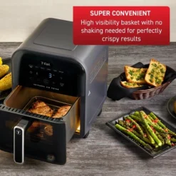 T-fal 6.3 Quart Infrared Air Fryer, 7-In-1 Cooking Functions, Digital Touch Screen, Black 16 T-fal 6.3 Quart Infrared Air Fryer, 7-In-1 Cooking Functions, Digital Touch Screen, Black -Target KitchenAid GUEST 70a2eaf8 e213 4830 9151 b29ac0687422