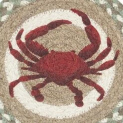 Earth Rugs Coastal Crab Trivet – Hand-Stenciled Jute Hot Pad For Beach House Kitchens 6 Earth Rugs Coastal Crab Trivet – Hand-Stenciled Jute Hot Pad For Beach House Kitchens -Target KitchenAid GUEST 70aaa8f2 6f62 4577 aa17 379b48be73ea