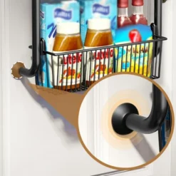 Over The Door Organizer, Pantry Organizer Rack, Metal Over Door Hanging Organizer With Adjustable Baskets For Home Kitchen 4/6 Layers Black -Target KitchenAid GUEST 70c2ac53 609e 4b54 83fc f2a5801138ab