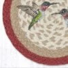 Earth Rugs Vibrant Hummingbird Design Round Jute Trivet -Target KitchenAid GUEST 70c82363 cab7 42cf 95c1 e19a89a0aac9