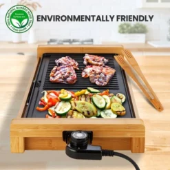 NutriChef Electric Bamboo Grill CEGB50 - 12-Inch Nonstick -Target KitchenAid GUEST 7120cc65 f1d9 419f 891d 9644db33f996