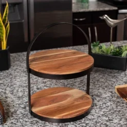 BIRDROCK HOME 2-Tier Cupcake And Cake Stand With Handle -Target KitchenAid GUEST 7133e286 a718 4814 bb63 9b9af4cd2750