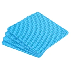 Unique Bargains Silicone Square Hot Pans Pads Heat Resistant Non-Slip Trivets 4 Pcs -Target KitchenAid GUEST 7138a466 fa3a 43ab a030 6640af927c67