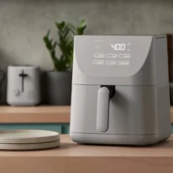 CruxGG 6qt Air Fryer Gray: 1500W Electric Fryer, Dishwasher-Safe Parts, 2-Year Warranty, 6-Quart Capacity -Target KitchenAid GUEST 71851aa6 f1c0 41d5 ad4e ac135641a11d