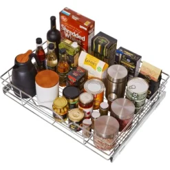 Hold N' Storage - Pull Out Pantry Cabinet Organizer With Anti Rust Chrome Finish, Heavy-Duty, Smooth Slide 26 Hold N' Storage - Pull Out Pantry Cabinet Organizer With Anti Rust Chrome Finish, Heavy-Duty, Smooth Slide -Target KitchenAid GUEST 720eeb61 70ce 4016 9da0 5c7a3a154967
