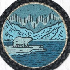 Earth Rugs Arctic Bear Round Trivet – 10" Printed Wildlife Design In Rustic Natural Jute -Target KitchenAid GUEST 7230b72a 2fd2 4057 9bfa 7008faa2fa75