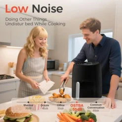 OSTBA Air Fryer With 3D Rapid Air Circulation, Digital Touch Screen, Adjustable Temp & Time, Dishwasher Safe, Oil-Free Healthy Cooking, 4.5 QT 14 OSTBA Air Fryer With 3D Rapid Air Circulation, Digital Touch Screen, Adjustable Temp & Time, Dishwasher Safe, Oil-Free Healthy Cooking, 4.5 QT -Target KitchenAid GUEST 72332336 74df 4efa 9987 a986b3f101bf