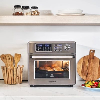 CUCKOO 1700W 27.5qt Countertop Convection Air Fryer Toaster Oven Stainless Steel Finish: CETLus Listed, Dishwasher-Safe Parts 8 CUCKOO 1700W 27.5qt Countertop Convection Air Fryer Toaster Oven Stainless Steel Finish: CETLus Listed, Dishwasher-Safe Parts - Image 6