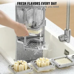 VEVOR Commercial French Fry Cutter With 4 Replacement Blades, 1/4″ And 3/8″ Blade Easy Dicer Chopper, 6-wedge Slicer And 6-wedge Apple Corer -Target KitchenAid GUEST 7342833b 497f 47ee 812e 267294897aa1