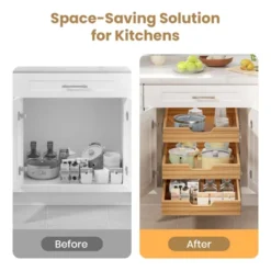 LOVMOR 3 Tier Pull Out Cabinet Organizer, Heavy-Duty Pull Out Drawer, Slide Out Wood Shelf For Cabinets -Target KitchenAid GUEST 73849fed 06e0 440f a8e2 ade9a59c2998