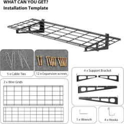 Garage Storage Rack, Wall Mounted Storage Shelves, 300 Lbs Capacity Garage Storage Rack Shelves, 2 Pack Garage Wall Shelving For Shed, Garage -Target KitchenAid GUEST 73aa1c58 6e94 45c3 8832 a8f41f62ee6a