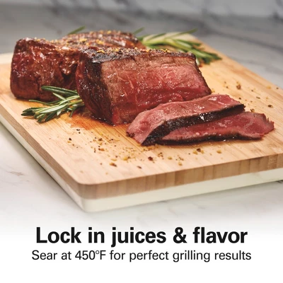 Hamilton Beach Searing Grill With Glass: Indoor Nonstick Grill, Dishwasher-Safe Parts, 1200W, Black 10 Hamilton Beach Searing Grill With Glass: Indoor Nonstick Grill, Dishwasher-Safe Parts, 1200W, Black - Image 8