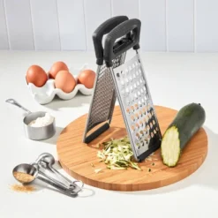 Cuisinart 2-in-1 Detachable Grater: Stainless Steel, Flat Cheese Grater, Dishwasher-Safe, Silver & Black, 2 Pieces -Target KitchenAid GUEST 73b4426e 14e5 4095 a413 ed95478afb74