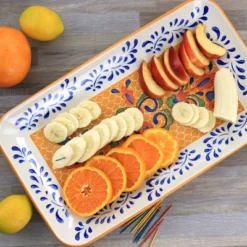 Laurie Gates Hand Painted Tierra Stoneware Serving Platter -Target KitchenAid GUEST 73cf1d5a 01ab 4d73 8f16 ce1c3ec60546
