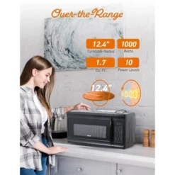 Commercial Chef 1.7 Cu. Ft. Over-The-Range Microwave Oven, 10 Power Levels, 300 CFM Hidden Vent Hood Fan, Touch Controls, 10 Preset Options, Black -Target KitchenAid GUEST 73d78bdc e01e 41f6 b1fa 1e3cf93f7e78