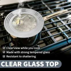 Sterline Universal Pot Lids Set With Tempered Glass With Steam Hole -Target KitchenAid GUEST 73e331a7 4680 49ef 8801 9b50200bef3c