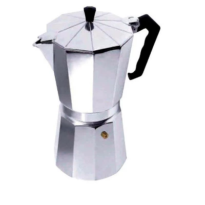 Bene Casa 3 Cups Silver Espresso Maker 3 Bene Casa 3 Cups Silver Espresso Maker