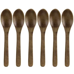 Unique Bargains Wooden Natural Grain Soup Ingredient Spoons 6" Brown 6 Pcs -Target KitchenAid GUEST 744f5ab8 813f 4a38 a637 56b767ee0d2e