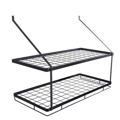 VEVOR Pot Rack Wall Mounted, 30 Inch Pot And Pan Hanging Rack, Pot And Pan Hanger With 12 S Hooks, 55 Lbs Loading Weight 10 VEVOR Pot Rack Wall Mounted, 30 Inch Pot And Pan Hanging Rack, Pot And Pan Hanger With 12 S Hooks, 55 Lbs Loading Weight - Image 8