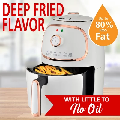 Brentwood 2 Quart Small Electric Air Fryer With Timer And Temp Control- White 4 Brentwood 2 Quart Small Electric Air Fryer With Timer And Temp Control- White - Image 2