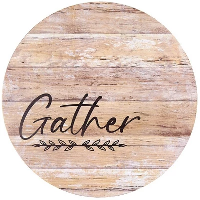 The Lakeside Collection 12" Sentiment Lazy Susan 4 The Lakeside Collection 12" Sentiment Lazy Susan - Image 2