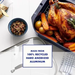 Blu. Cookware Roasting Pan With Lid And Roasting Rack, Non-Toxic -Target KitchenAid GUEST 75082bb0 1cd9 47f1 be5f 5ff64110675a