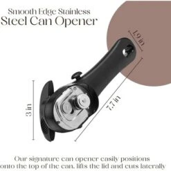Manual Can Opener, Stainless Steel For Seniors With Ergonomic Grip & Smooth Edge 11 Manual Can Opener, Stainless Steel For Seniors With Ergonomic Grip & Smooth Edge -Target KitchenAid GUEST 7517f1bc 49a9 47f8 ae42 c64aee826623